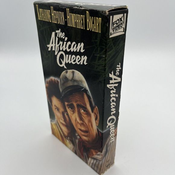 The African Queen VHS Kathrine Hepburn Humphrey Bogart PG 1979 Fox Video VGCond - Picture 2 of 7